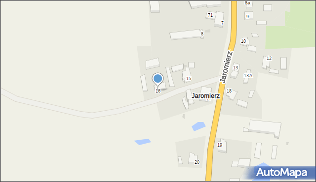 Jaromierz, Jaromierz, 16, mapa Jaromierz