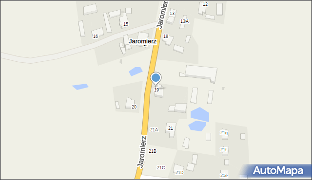 Jaromierz, Jaromierz, 19, mapa Jaromierz