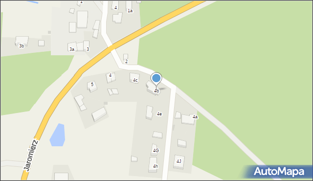 Jaromierz, Jaromierz, 4b, mapa Jaromierz