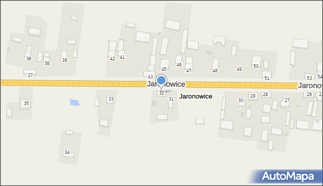 Jaronowice, Jaronowice, 32, mapa Jaronowice