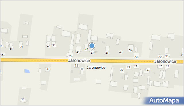 Jaronowice, Jaronowice, 47, mapa Jaronowice