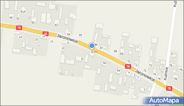 Jaronowice, Jaronowice, 7, mapa Jaronowice