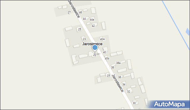 Jarosławice, Jarosławice, 21, mapa Jarosławice