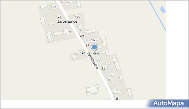 Jarosławice, Jarosławice, 36, mapa Jarosławice