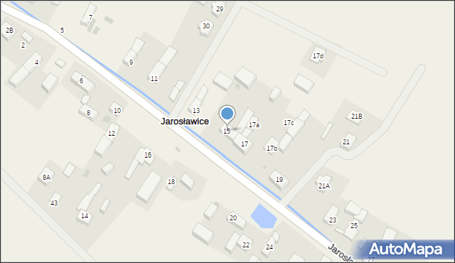 Jarosławice, Jarosławice, 15, mapa Jarosławice