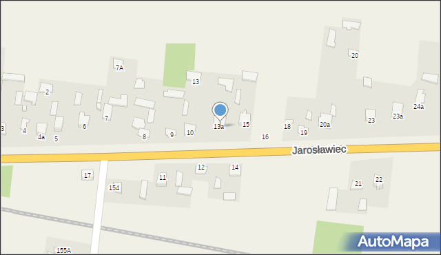 Jarosławiec, Jarosławiec, 13, mapa Jarosławiec