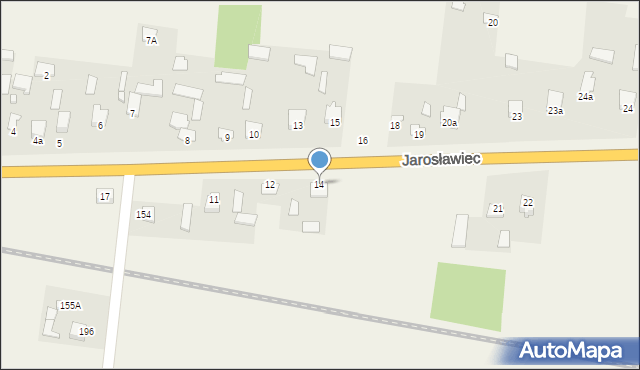 Jarosławiec, Jarosławiec, 14, mapa Jarosławiec