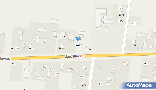 Jarosławiec, Jarosławiec, 195b, mapa Jarosławiec