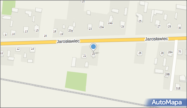 Jarosławiec, Jarosławiec, 22, mapa Jarosławiec