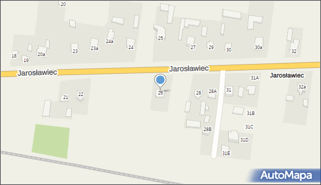 Jarosławiec, Jarosławiec, 26, mapa Jarosławiec