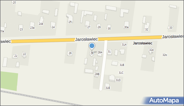 Jarosławiec, Jarosławiec, 28, mapa Jarosławiec