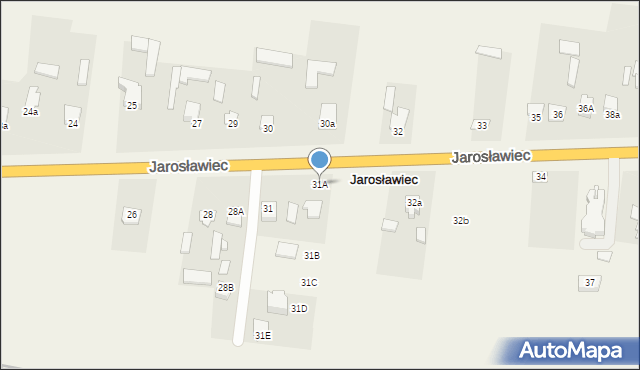 Jarosławiec, Jarosławiec, 31A, mapa Jarosławiec