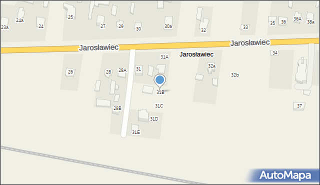 Jarosławiec, Jarosławiec, 31B, mapa Jarosławiec