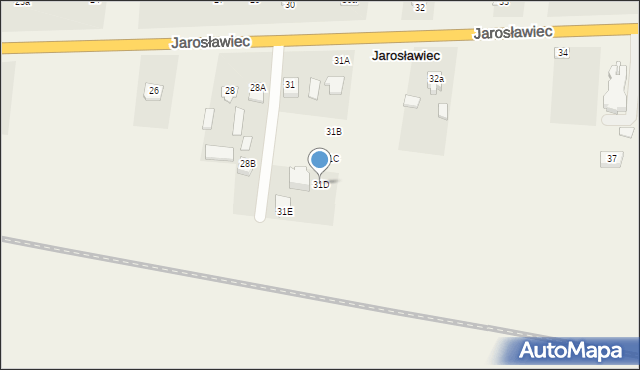 Jarosławiec, Jarosławiec, 31D, mapa Jarosławiec