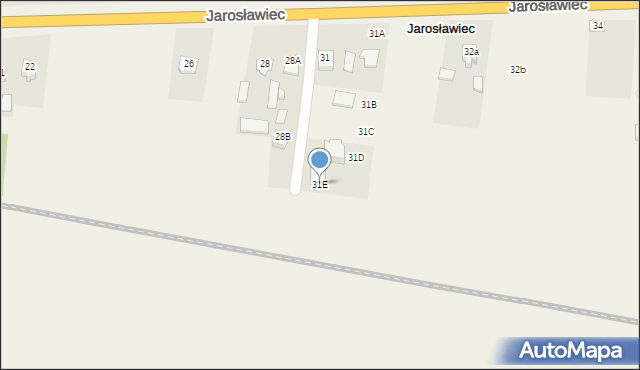 Jarosławiec, Jarosławiec, 31E, mapa Jarosławiec