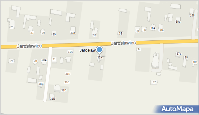 Jarosławiec, Jarosławiec, 32a, mapa Jarosławiec