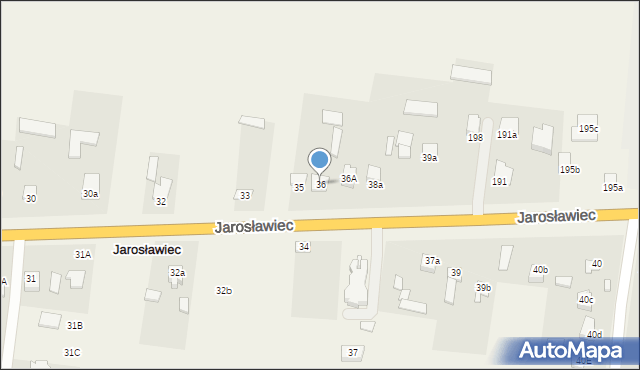 Jarosławiec, Jarosławiec, 36, mapa Jarosławiec