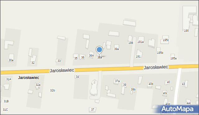 Jarosławiec, Jarosławiec, 38a, mapa Jarosławiec