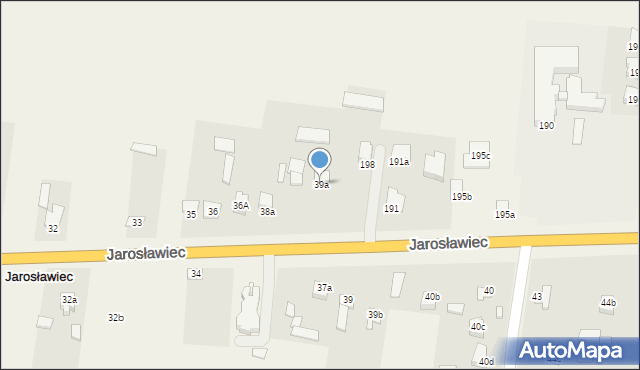 Jarosławiec, Jarosławiec, 39a, mapa Jarosławiec