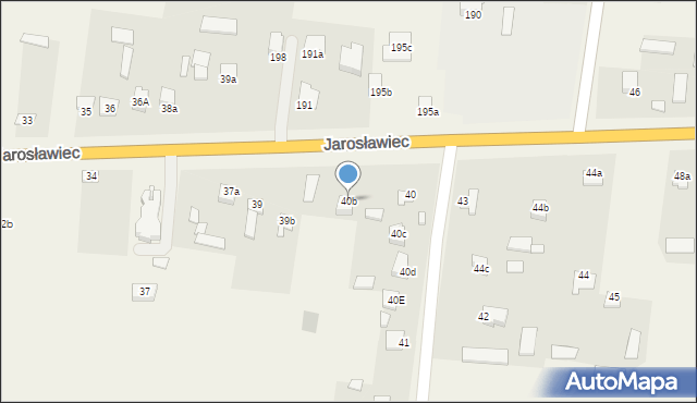 Jarosławiec, Jarosławiec, 40b, mapa Jarosławiec