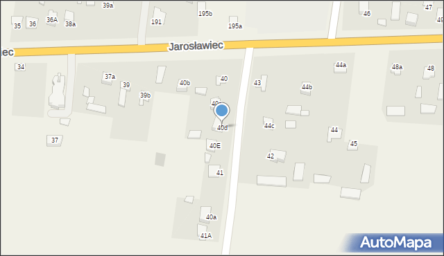 Jarosławiec, Jarosławiec, 40d, mapa Jarosławiec