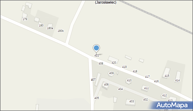 Jarosławiec, Jarosławiec, 421, mapa Jarosławiec