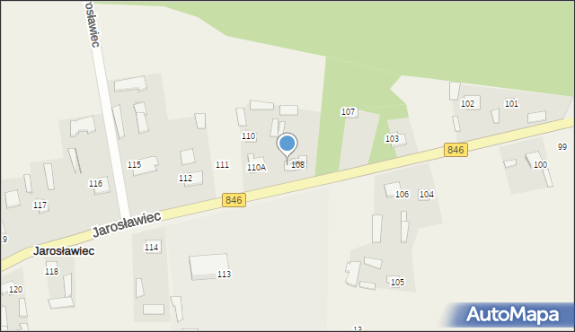 Jarosławiec, Jarosławiec, 109, mapa Jarosławiec