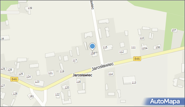 Jarosławiec, Jarosławiec, 116, mapa Jarosławiec