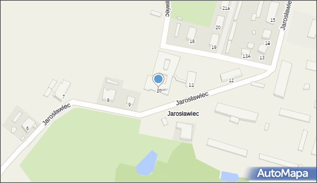 Jarosławiec, Jarosławiec, 10, mapa Jarosławiec