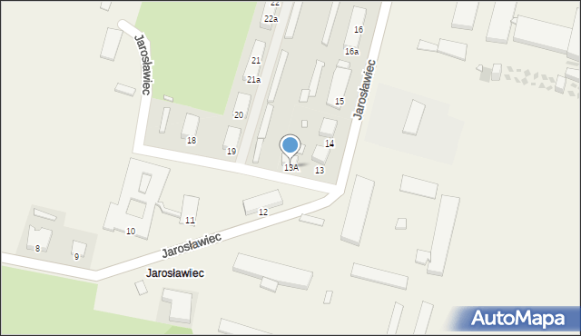 Jarosławiec, Jarosławiec, 13A, mapa Jarosławiec