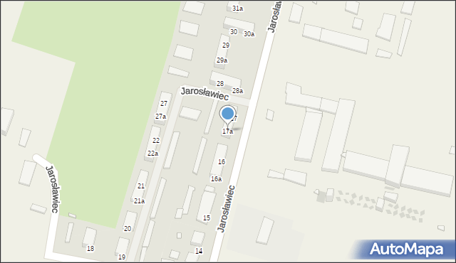 Jarosławiec, Jarosławiec, 17a, mapa Jarosławiec