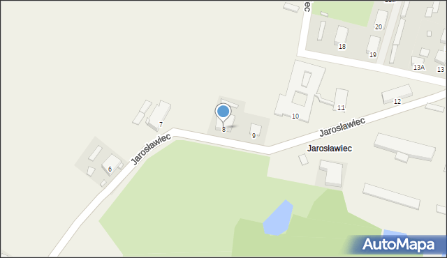 Jarosławiec, Jarosławiec, 8, mapa Jarosławiec