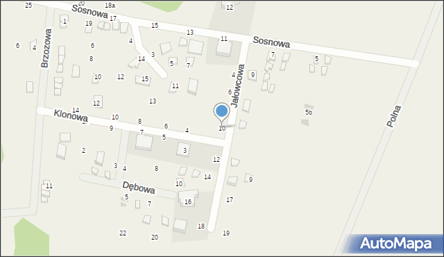 Jarosławiec, Jałowcowa, 10, mapa Jarosławiec