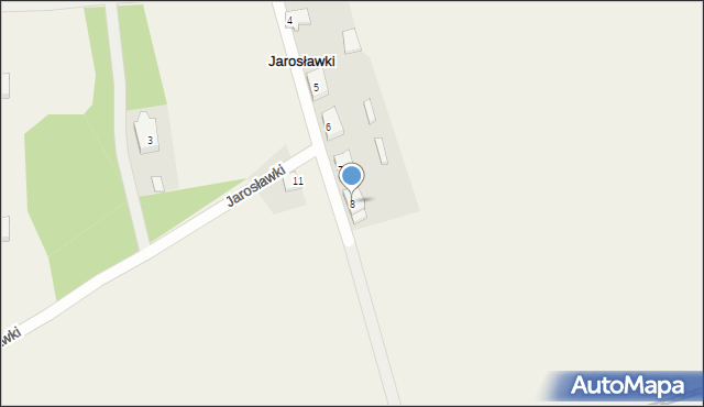 Jarosławki, Jarosławki, 8, mapa Jarosławki