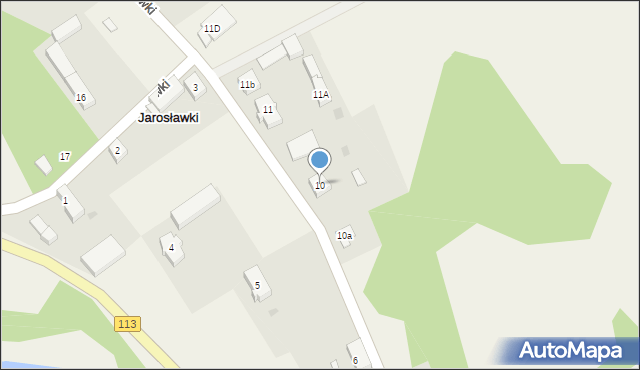 Jarosławki, Jarosławki, 10, mapa Jarosławki