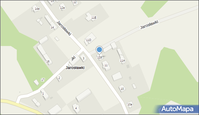 Jarosławki, Jarosławki, 11b, mapa Jarosławki