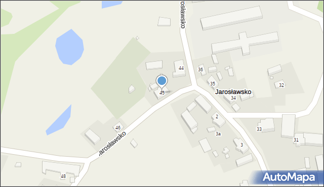 Jarosławsko, Jarosławsko, 45, mapa Jarosławsko