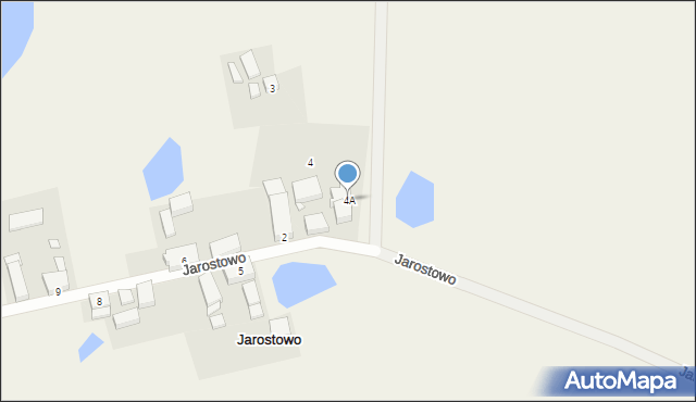 Jarostowo, Jarostowo, 4A, mapa Jarostowo