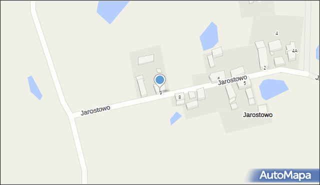 Jarostowo, Jarostowo, 9, mapa Jarostowo