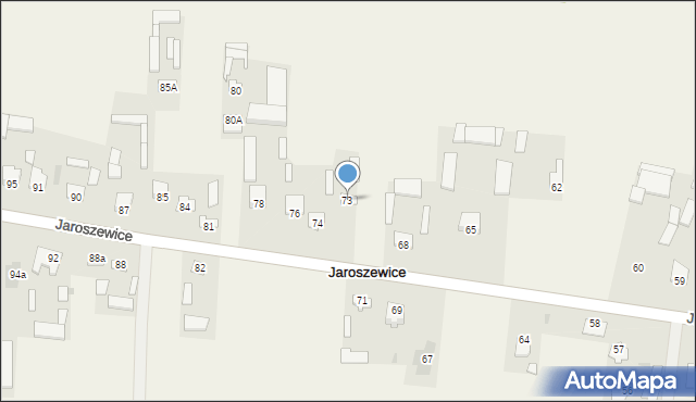 Jaroszewice, Jaroszewice, 73, mapa Jaroszewice