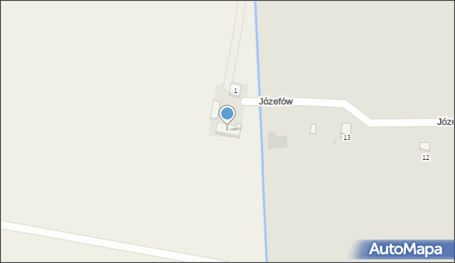 Jaroszewice Rychwalskie, Jaroszewice Rychwalskie, 1, mapa Jaroszewice Rychwalskie
