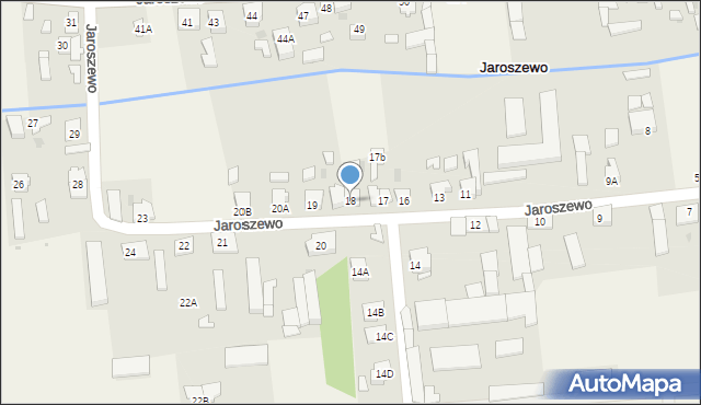 Jaroszewo, Jaroszewo, 18, mapa Jaroszewo