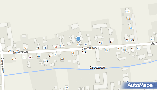 Jaroszewo, Jaroszewo, 53, mapa Jaroszewo