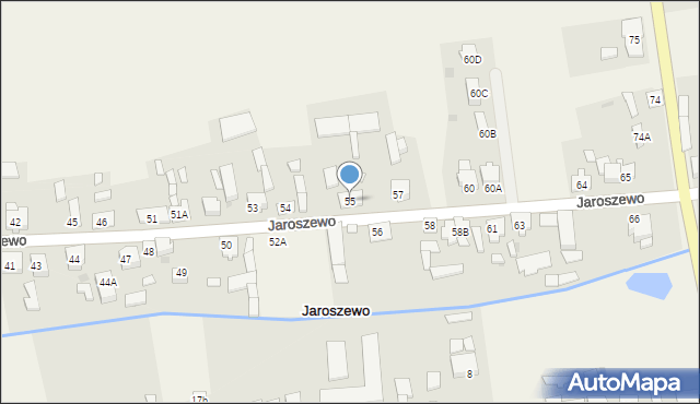 Jaroszewo, Jaroszewo, 55, mapa Jaroszewo