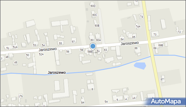 Jaroszewo, Jaroszewo, 58C, mapa Jaroszewo