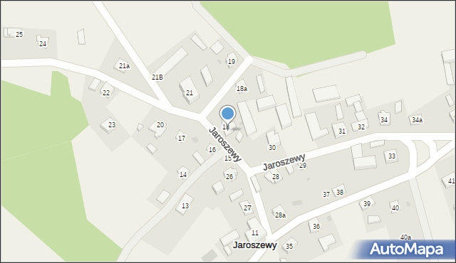 Jaroszewy, Jaroszewy, 18b, mapa Jaroszewy