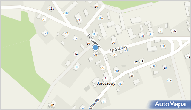 Jaroszewy, Jaroszewy, 26, mapa Jaroszewy