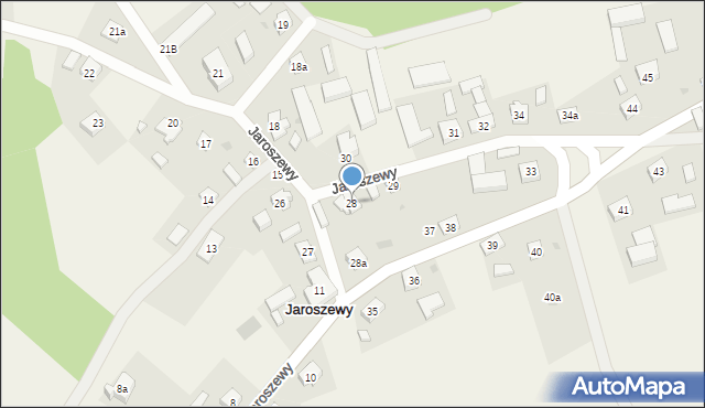 Jaroszewy, Jaroszewy, 28, mapa Jaroszewy