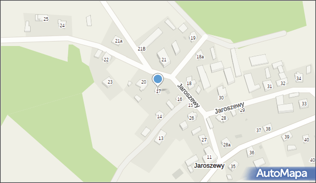 Jaroszewy, Jaroszewy, 17, mapa Jaroszewy