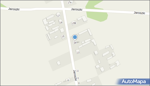 Jaroszki, Jaroszki, 14, mapa Jaroszki